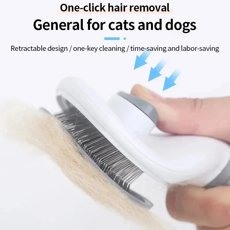 EasyGroom Self-Cleaning Pet Brush