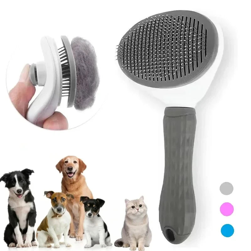 EasyGroom Self-Cleaning Pet Brush